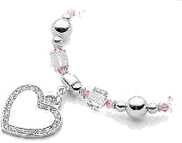 Gif animé bijoux coeur